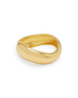 Starla Wave Bangle - Gold