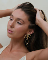 Bow Earrings - Gold