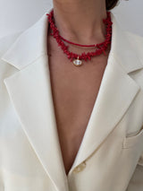 Tyler Necklace - Red