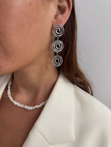 Spiral Earrings - Silver