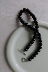 Sol Beaded Necklace - Black