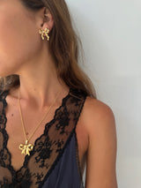 Baby Bow Earrings - Gold