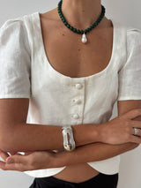 Envy Pearl Beaded Necklace