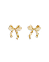 Baby Bow Earrings - Gold