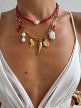 Red Hot Charmer Necklace