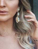 Pebble Pearl Earrings