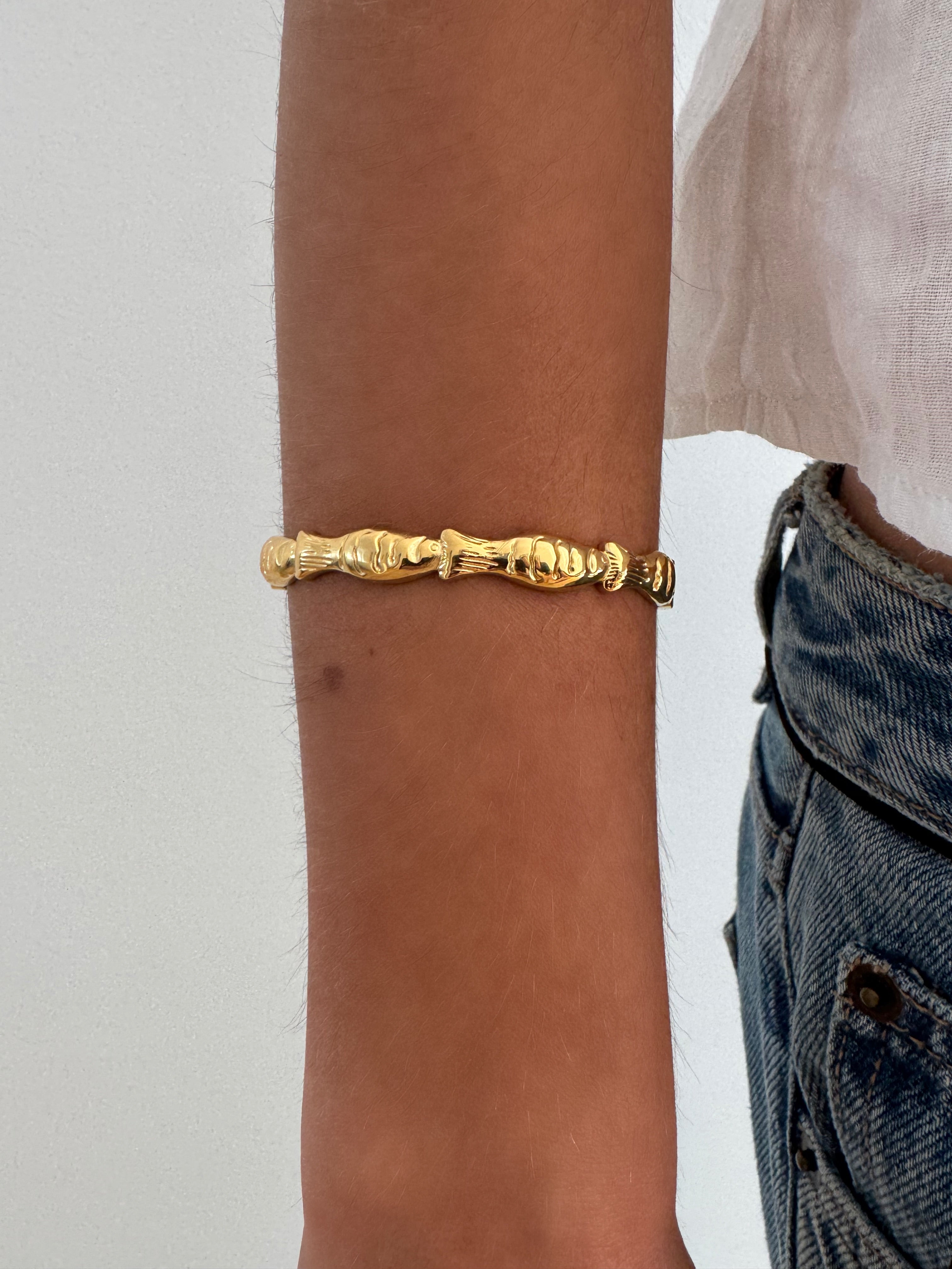 Fish Bangle - Gold – hunter x hunter