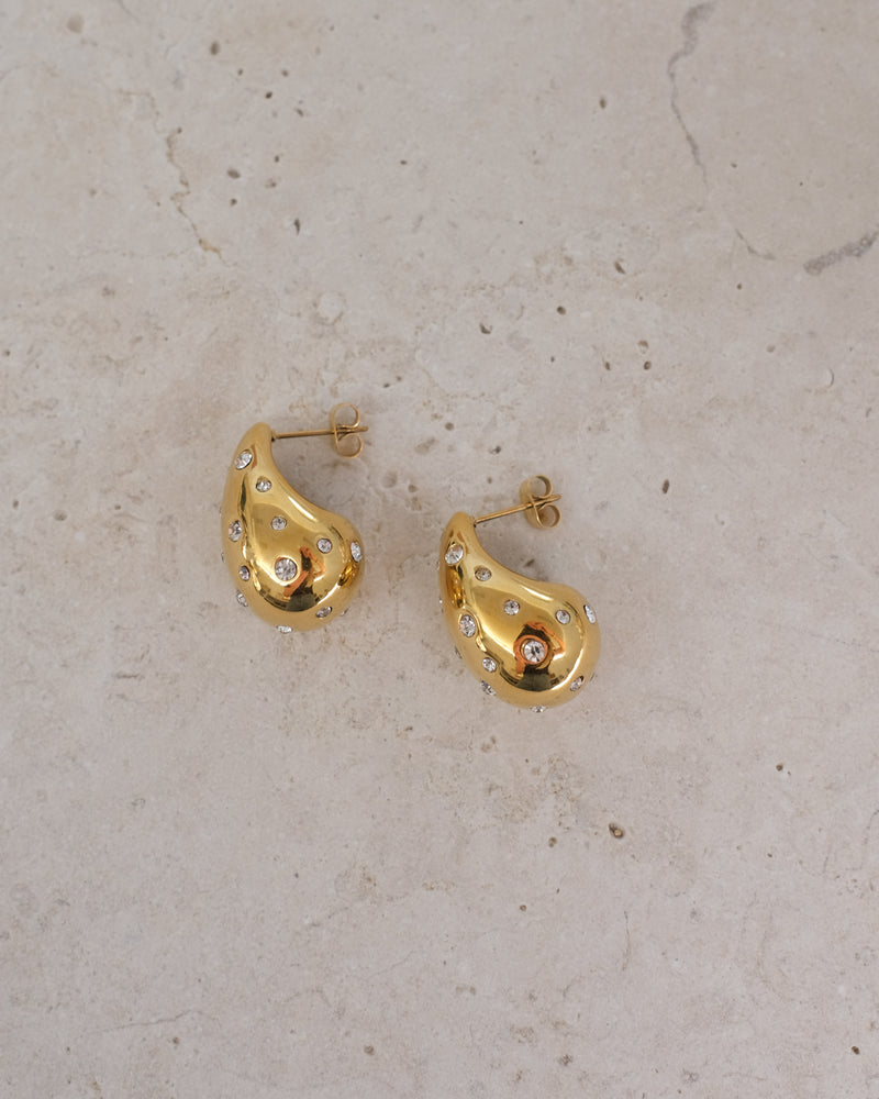 Lita Sparkle Earrings - Gold