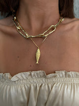 Fish Necklace - Gold