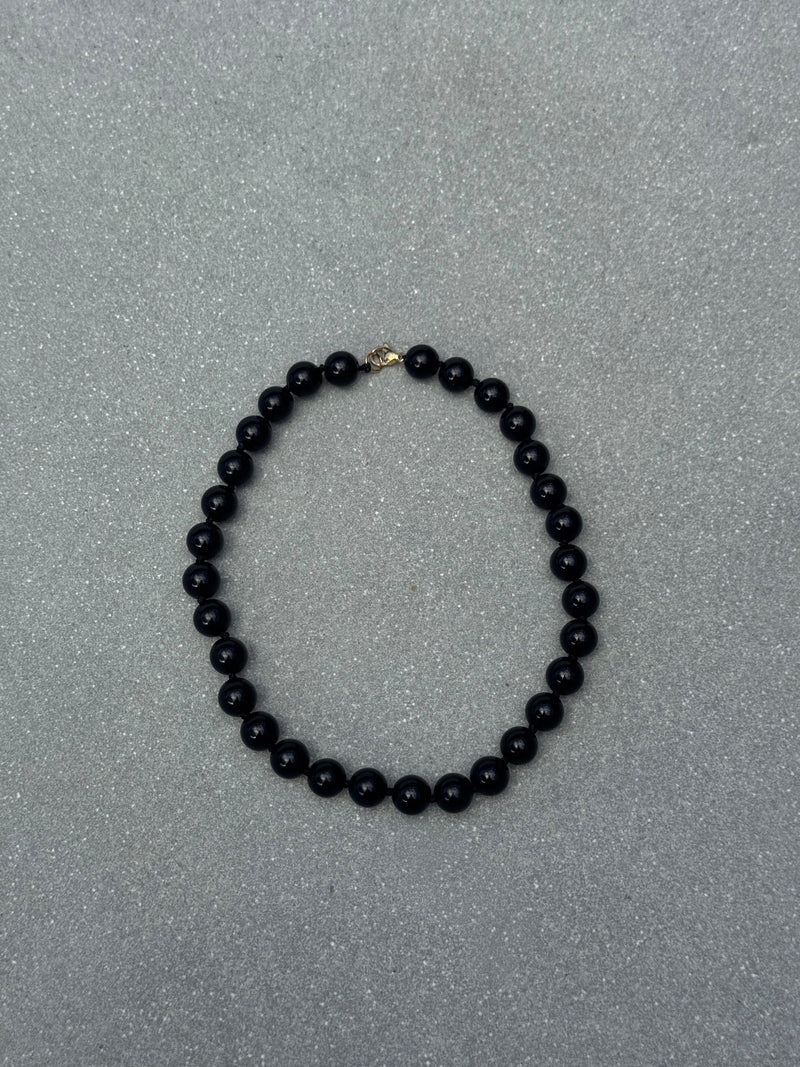 Sol Beaded Necklace - Black