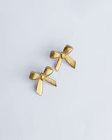 Riley Bow Earrings - Gold