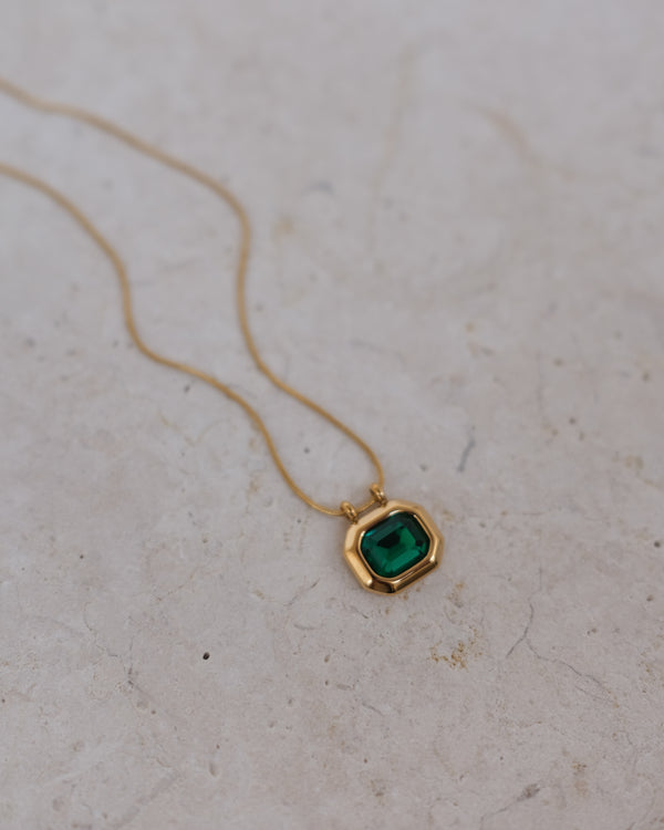 Cassidy Necklace - Green