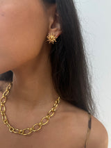 Sun Earrings - Gold