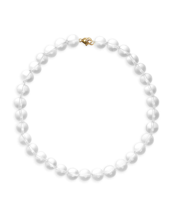 Sol Beaded Necklace - Clear