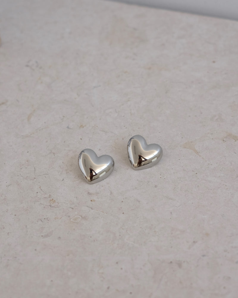 Hart Earrings - Silver
