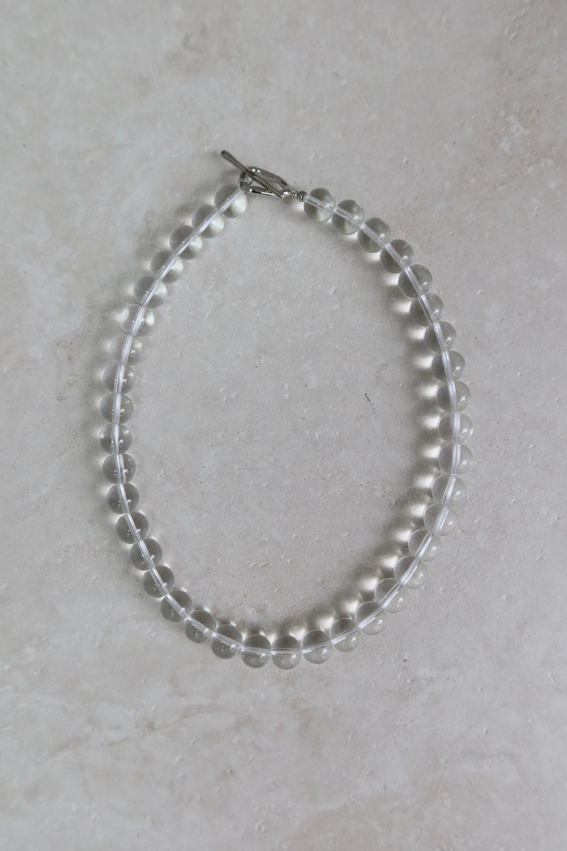 Sol Beaded Necklace - Clear