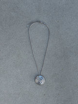 Sol Spiral Necklace - Silver