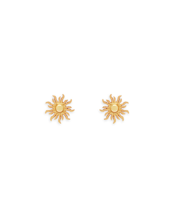 Sun Earrings - Gold