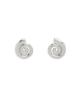 Swirl Earrings - Silver