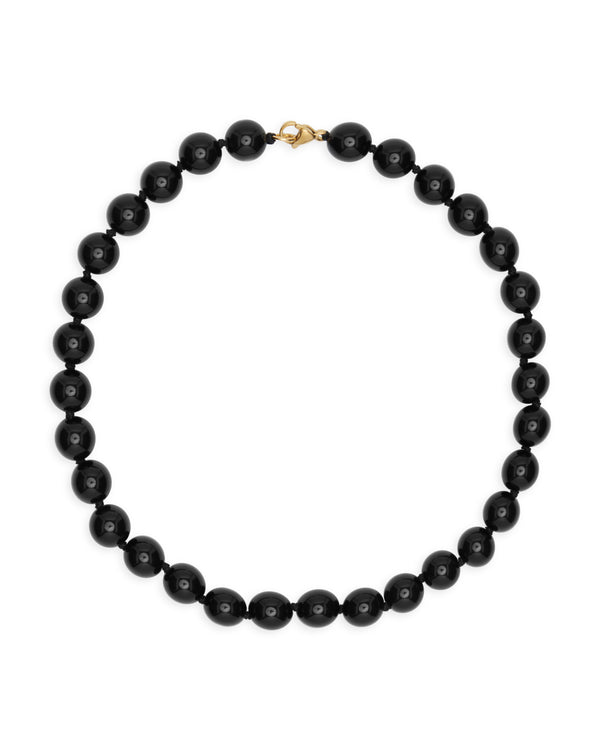 Sol Beaded Necklace - Black