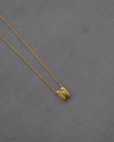 Bubble Letter Necklace – Gold