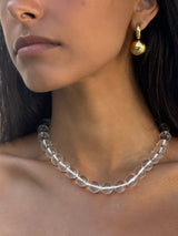 Sol Beaded Necklace - Clear