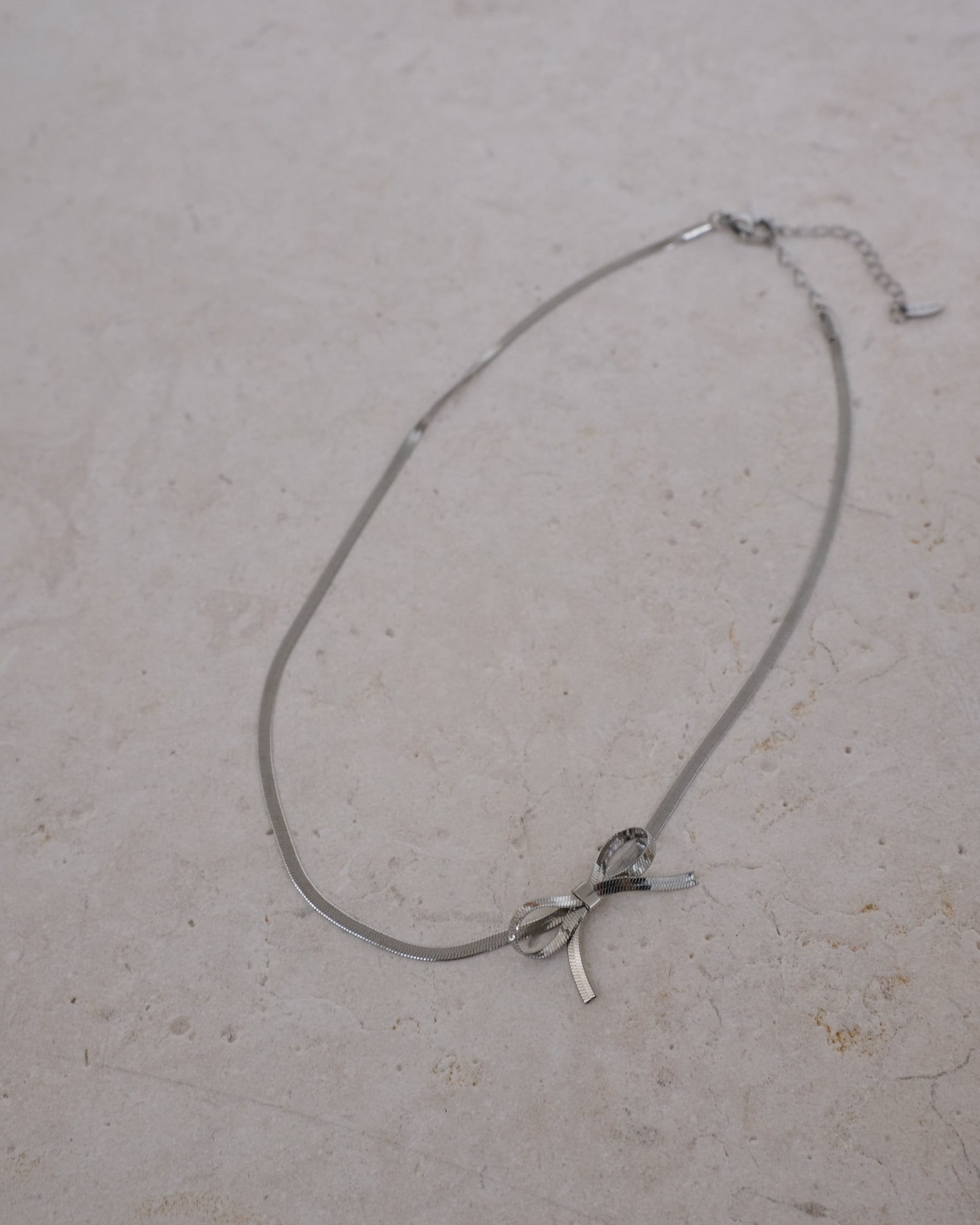 Nuclear Bow Necklace Baby Blue