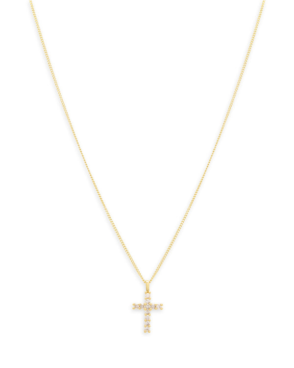 Cross Necklace - Gold