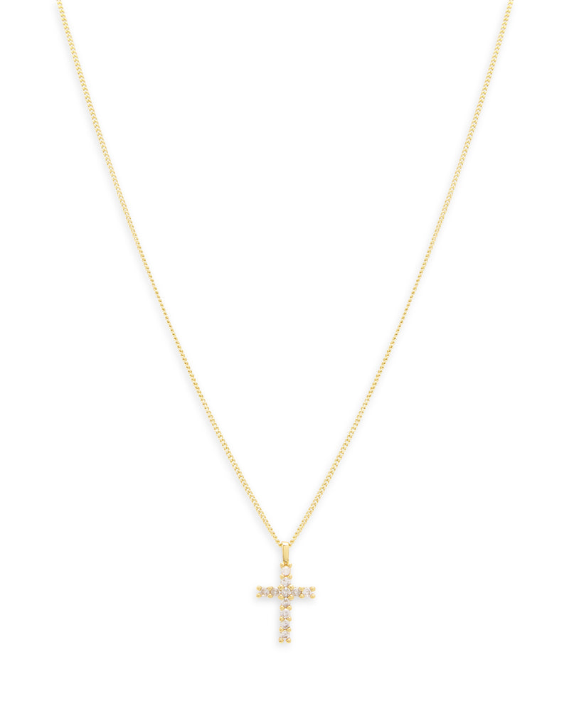 Cross Necklace - Gold