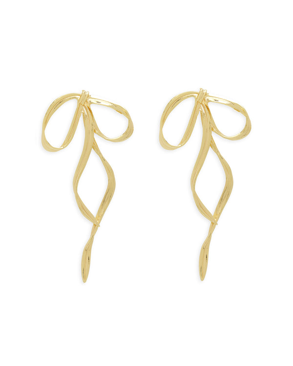 PRE-ORDER - Bow Earrings - Gold