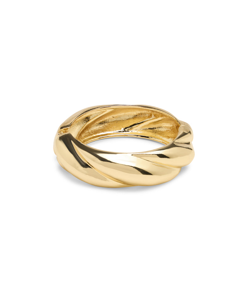 Twist Bangle - Gold