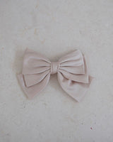 Nelly Bow Hair Clip - Nude