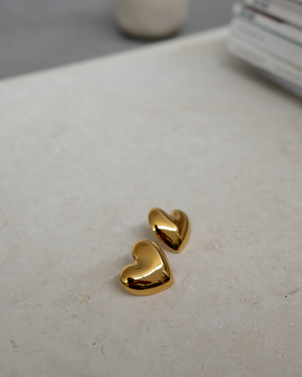 Hart Earrings - Gold