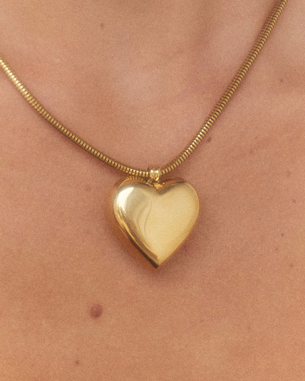Remi Heart Necklace - Gold