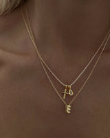 Petite Cross Necklace - Gold