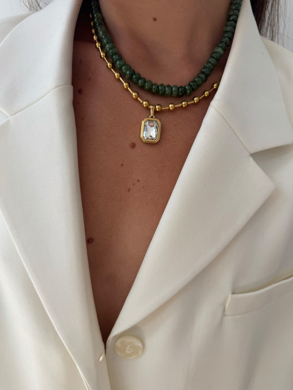 Tanner Necklace - Green