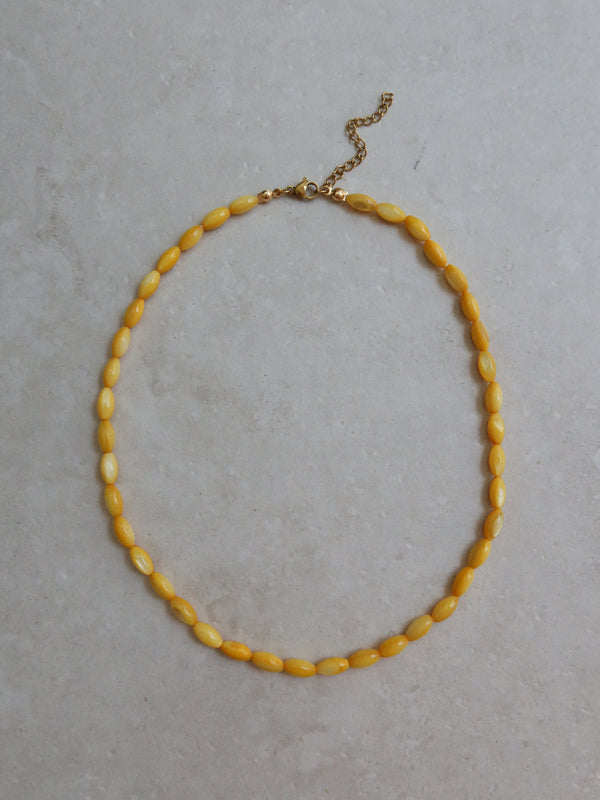 Shana Necklace - Yellow