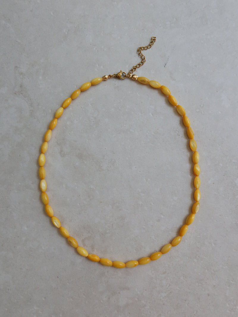 Shana Necklace - Yellow