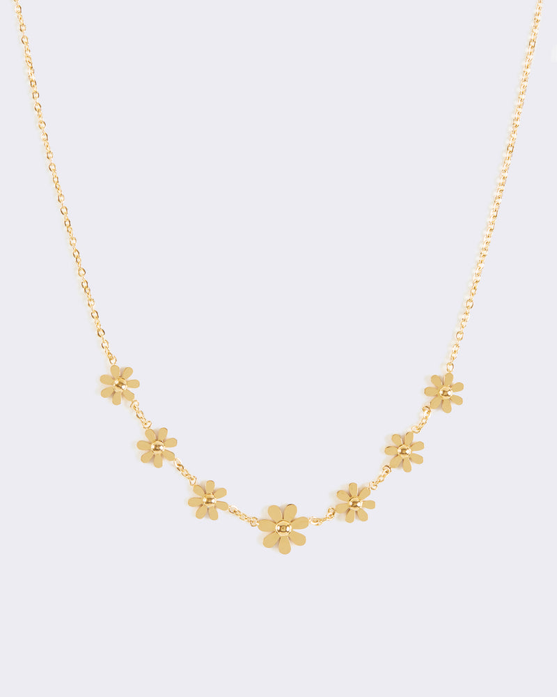 Gold Daisy Chain Necklace