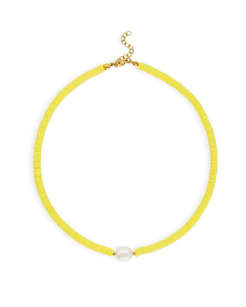 Tallie Necklace - Yellow