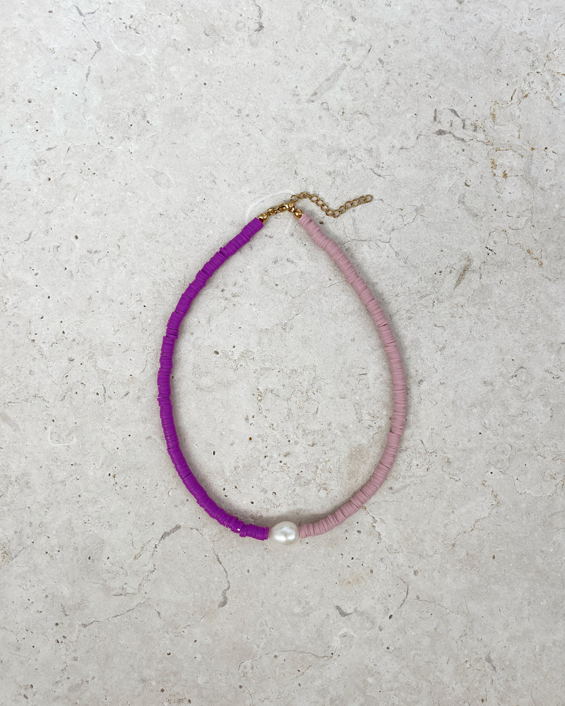 Mika Necklace - Purple