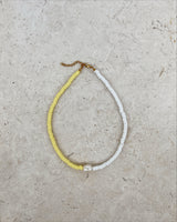 Mika Necklace - Yellow and White