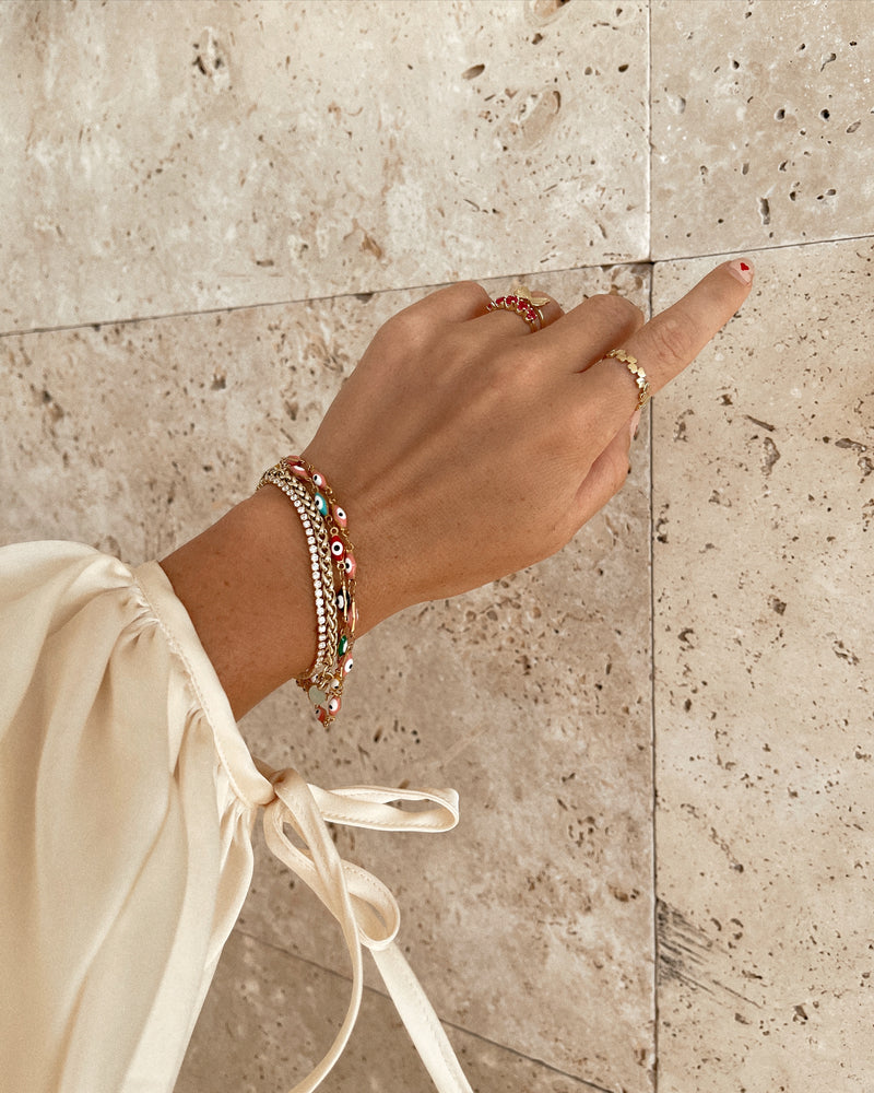 Evil Eye Bracelet - Rainbow