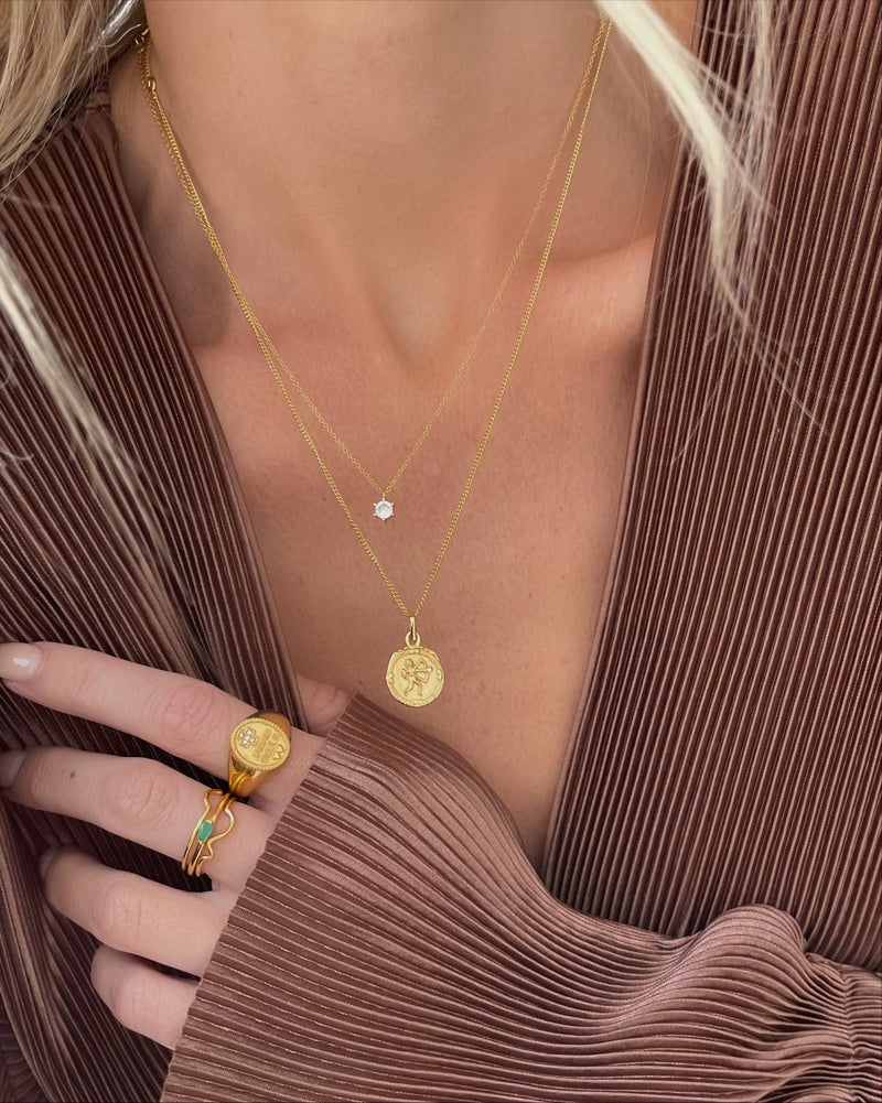 Della Necklace - Clear